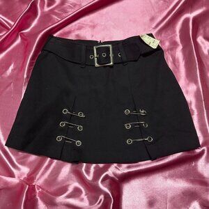 RARE NWT Lip Service Black Mini Skirt